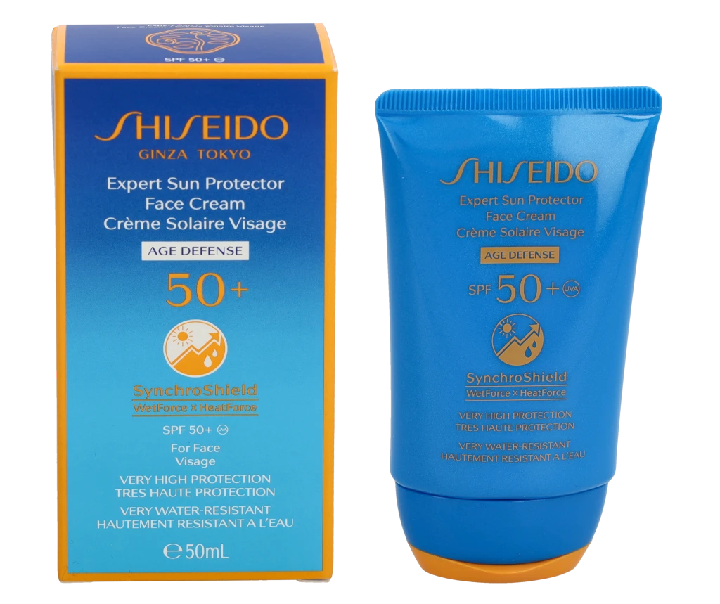 Shiseido Expert Sun Protector Face Kreminis Spf50+, 50 ml