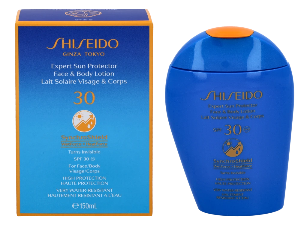 Shiseido Expert Sun Protector Face And Losjonas kūnui Spf30+, 150 ml