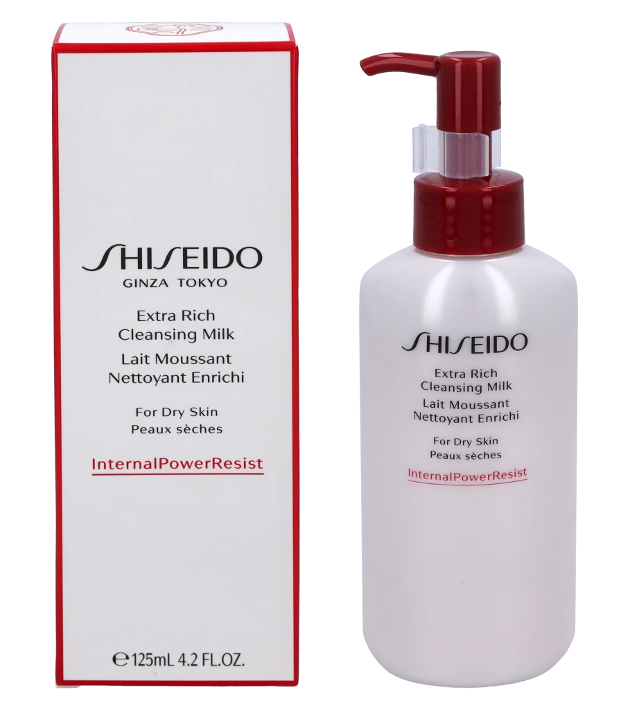 Shiseido Extra Rich Cleansing Milk valomasis pienelis sausai odai, 125 ml