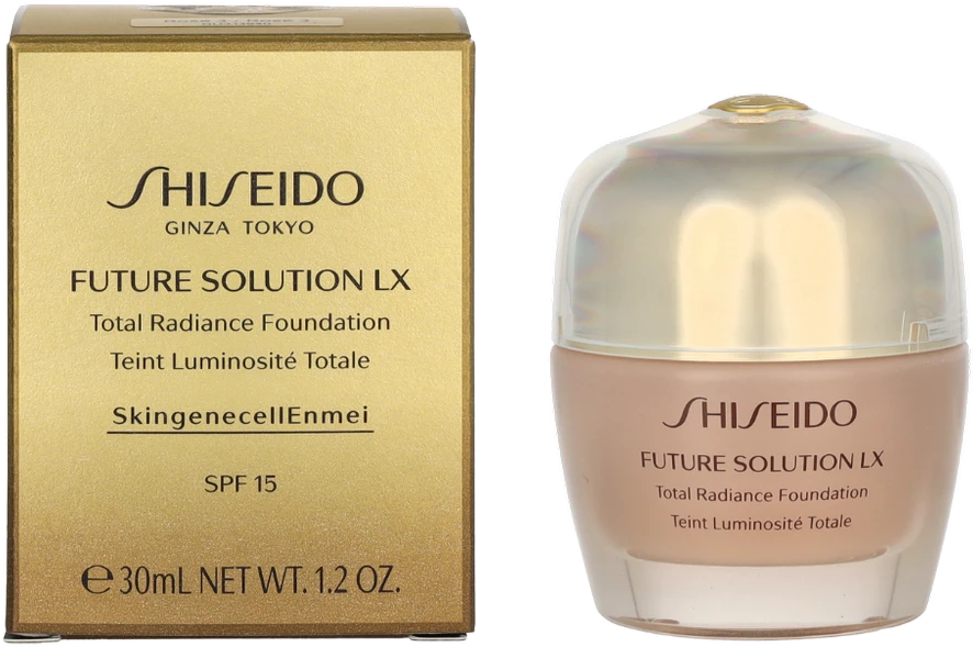 „Shiseido Lx Total Radiance Kreminis“ makiažo pagrindas „Rose SPF 15“, 30 ml