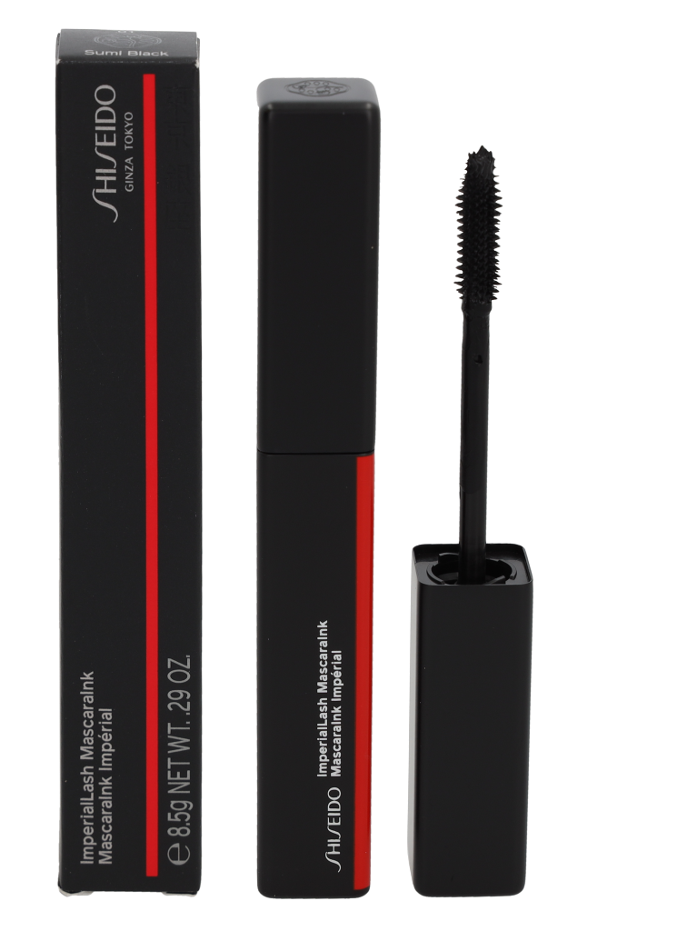 Shiseido ImperialLash MascaraInk Lengthening Blakstienų tušas 01 Sumi Juodas 8.5g, modelis