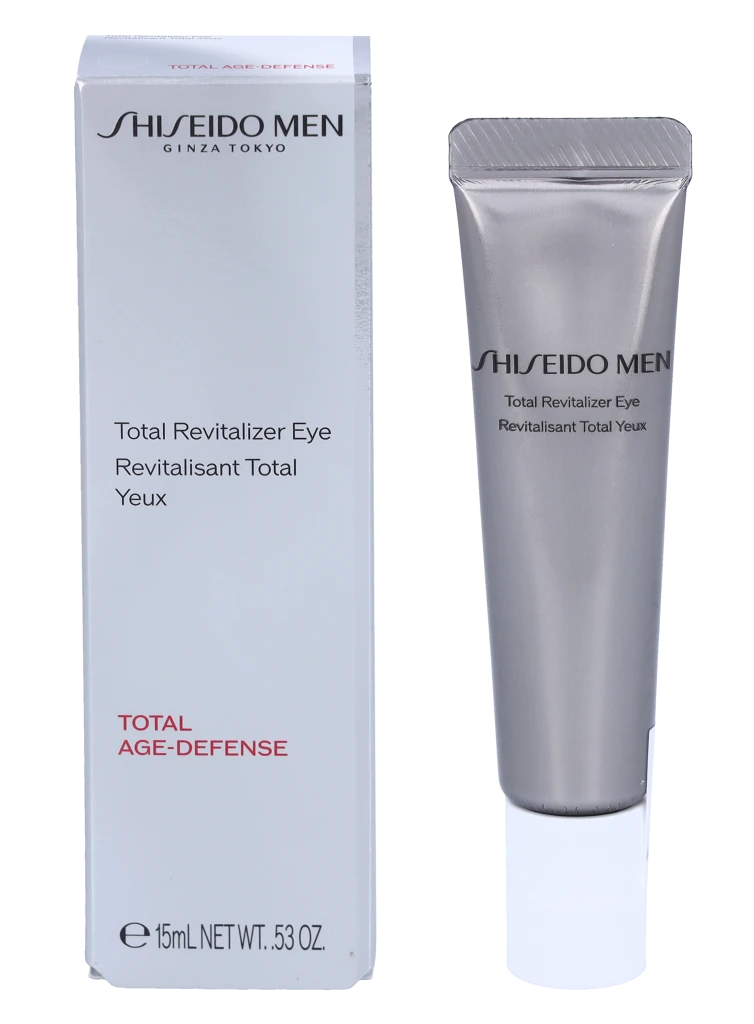 Shiseido Men Total Revitalizante Contorno De Ojos, 15 ml