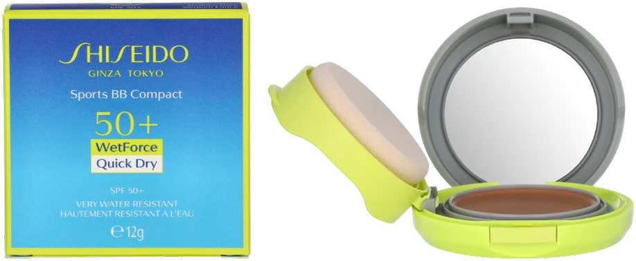 Shiseido Sports BB Compact Spf50 vidutinio tamsumo