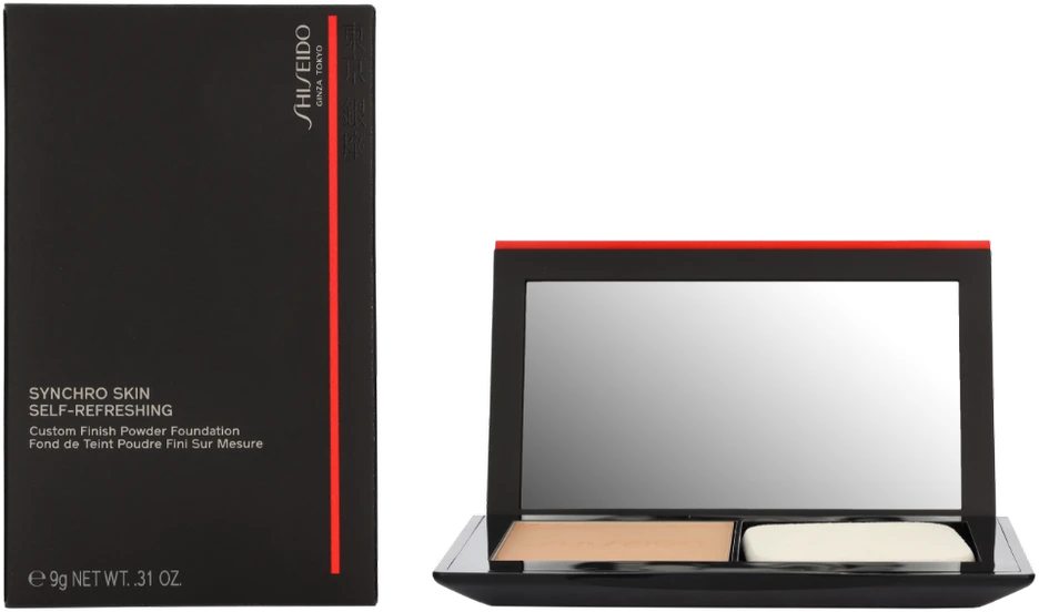 Shiseido Synchro Skin savaime gaivinantis individualus užbaigimo pudra pagrindas 160