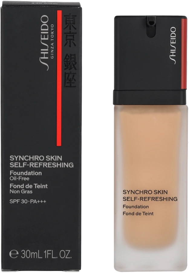 Shiseido Synchro Skin Savaime gaivinantis pagrindas Spf30 230 Alksnis, 30 ml
