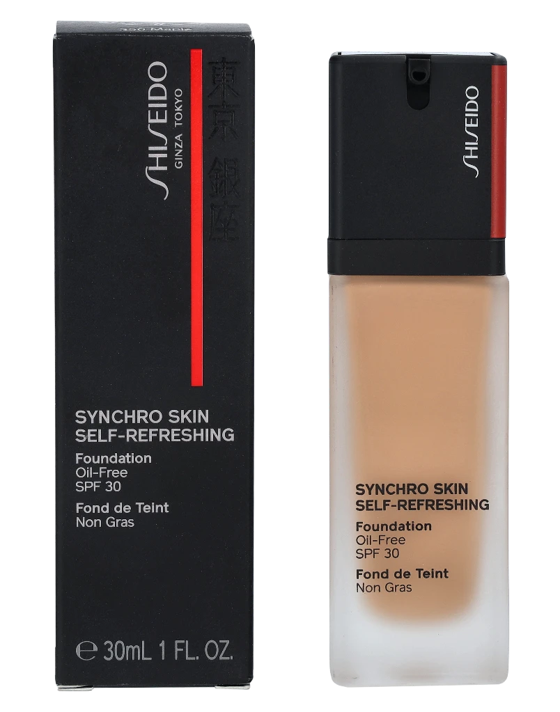 Shiseido Synchro Skin Savaime gaivinantis pagrindas Spf30 350 Klevas, 30 ml