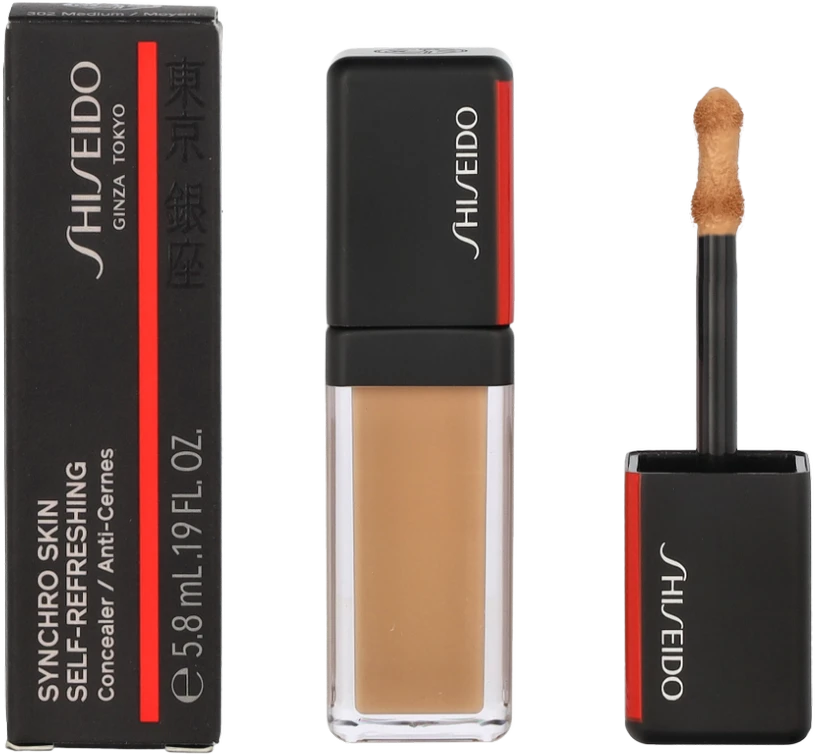 Shiseido Synchro Skin Self-Refreshing Maskuoklis maskuoklis, atspalvis: 302 Medium, 5,8 ml