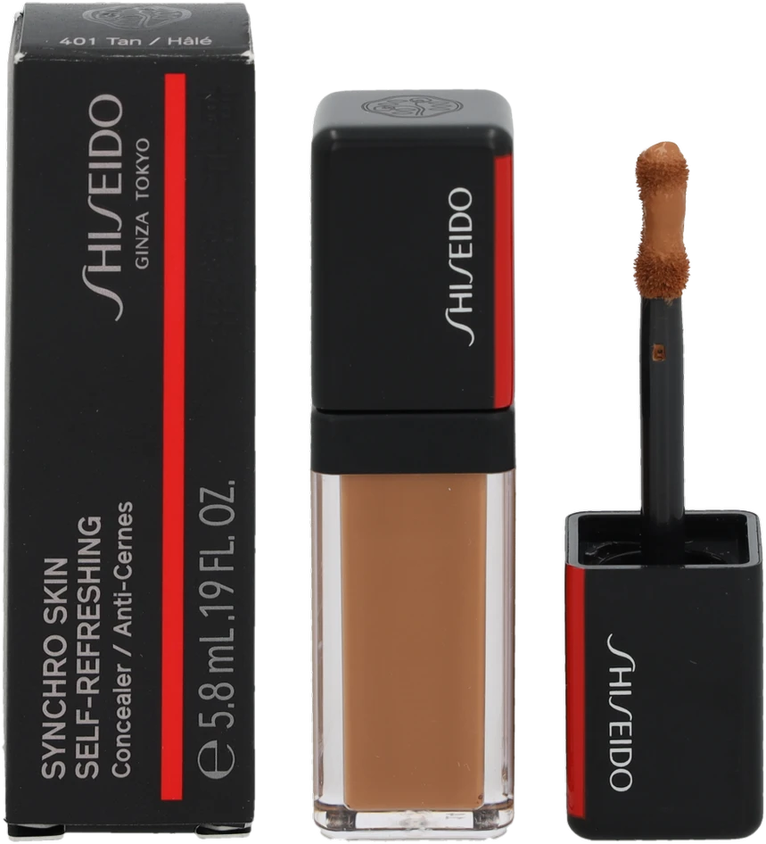 Shiseido Synchro Skin Self-Refreshing Maskuoklis maskuoklis, atspalvis: 401 Tan, 5,8 ml