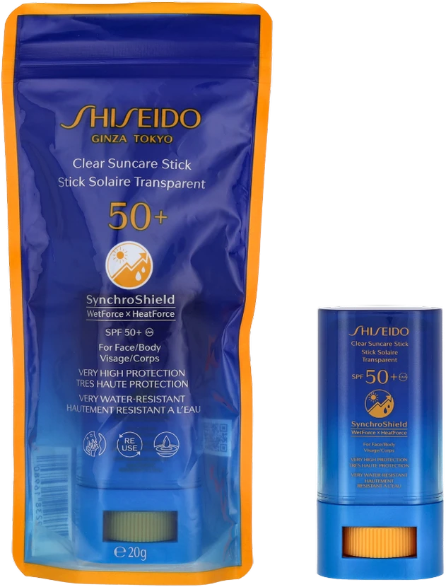 Shiseido Clear Suncare Spf50 Stick, 20 ml
