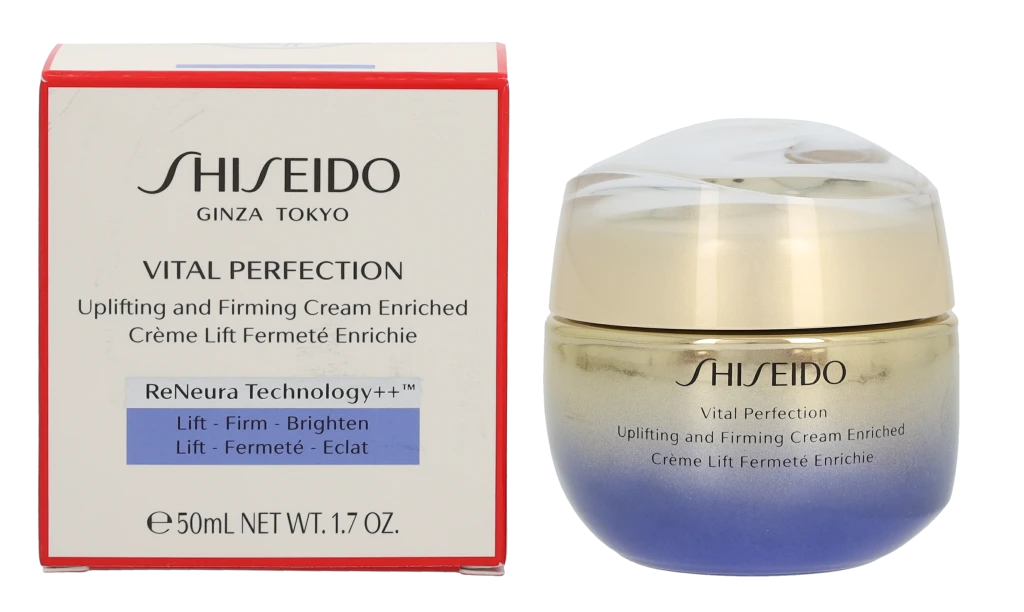 Shiseido Vital Perfection Uplifting And Firming Kreminis Enriched, 50 ml