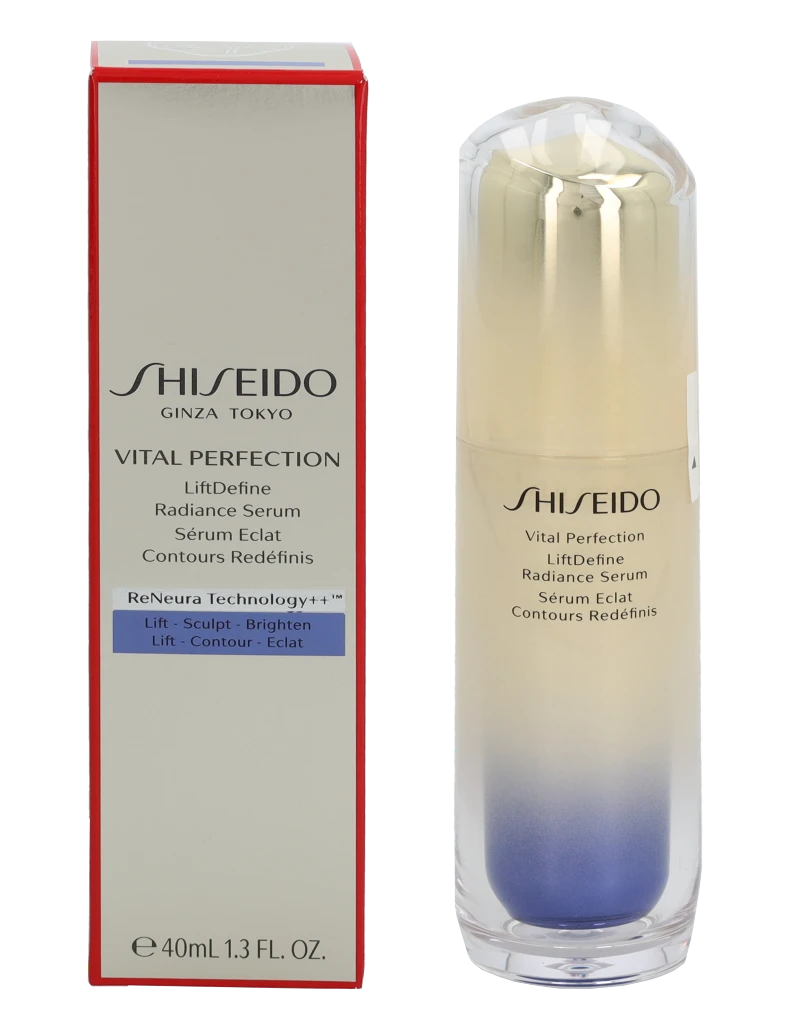 Shiseido Vital Perfection Liftdefine Radiance Serum senėjimo požymius koreguojantis serumas veidui, 40 ml