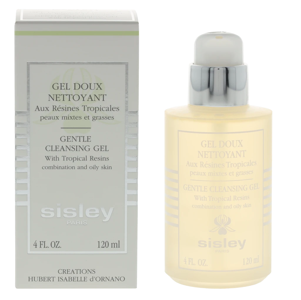 Sisley Gentle Cleansing Gel With Tropical Resins švelnus valomasis veido gelis mišriai ir riebiai odai, 120 ml