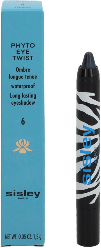 Sisley Phyto Eye Twist Atsparus vandeniui Long-Lasting Eyeshadow #06 Marine, 1.5 g
