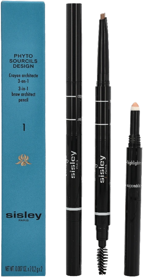 Sisley Phyto Sourcils Design 3-in-1 Brow Architect Pieštukas, 0,4 g
