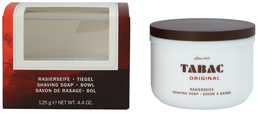 Tabac Original "Maurer and Wirtz Tabac" skutimosi muilas ir dubenėlis 125g