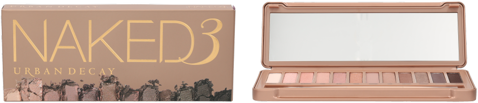 Urban Decay Naked 3 Akių šešėlių paletė, 11,4g
