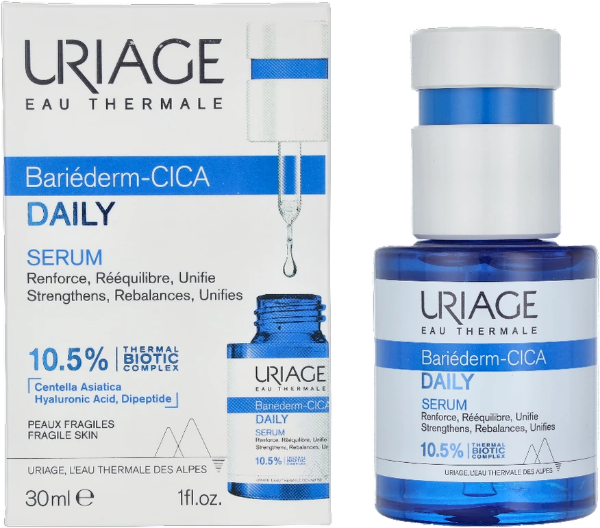 Uriage Bariéderm CICA Daily Serum odos serumas Unisex, 30 ml