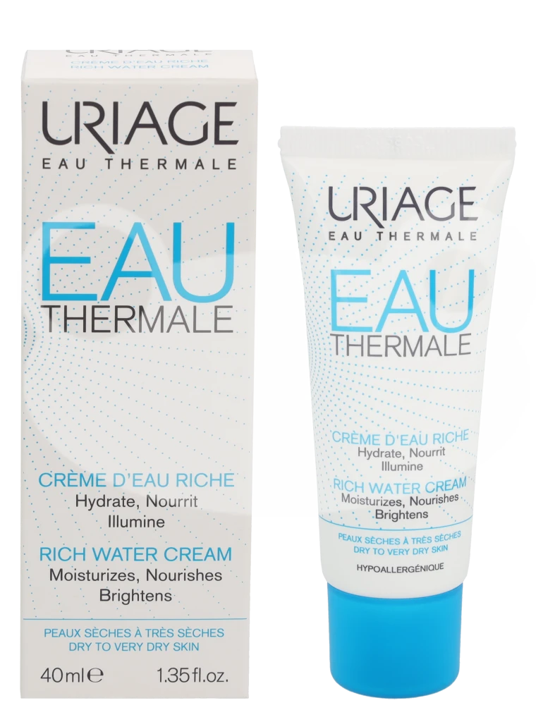 "Uriage Eau Thermale Rich Vanduo Kreminis" Drėkinantis kremas 40ml