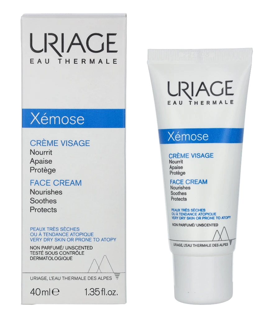 "Uriage Xémose" veido kremas sausai odai 40ml