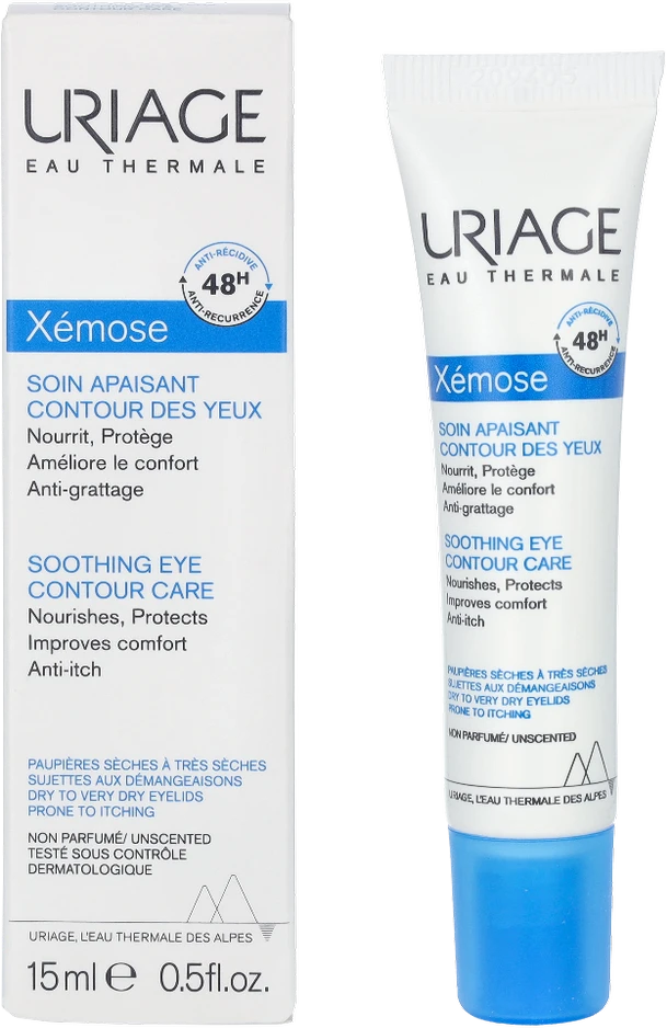 "Uriage Xémose" raminamoji akių kontūro priežiūros priemonė 15ml