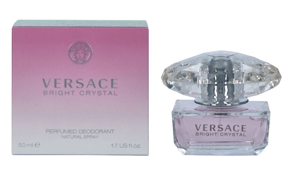 Versace Bright Crystal purškiamas dezodorantas moterims, 50 ml