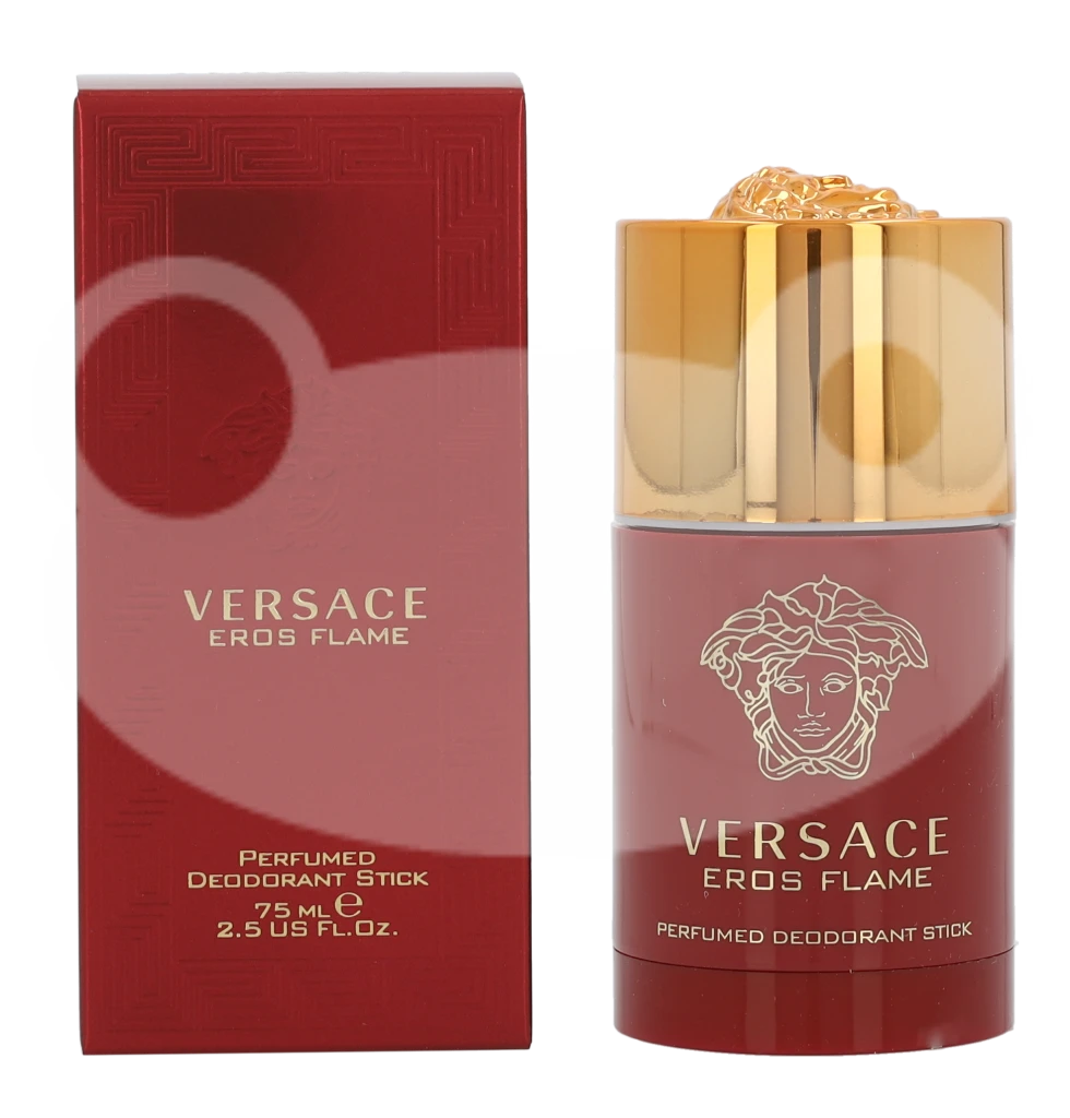 Versace Eros Flame dezodorantas pieštukas su auksiniu dangteliu