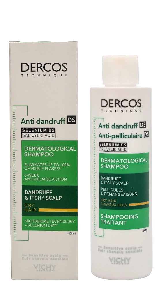 "Vichy Dercos" šampūnas nuo pleiskanų Plaukų pleiskanojimas 200ml