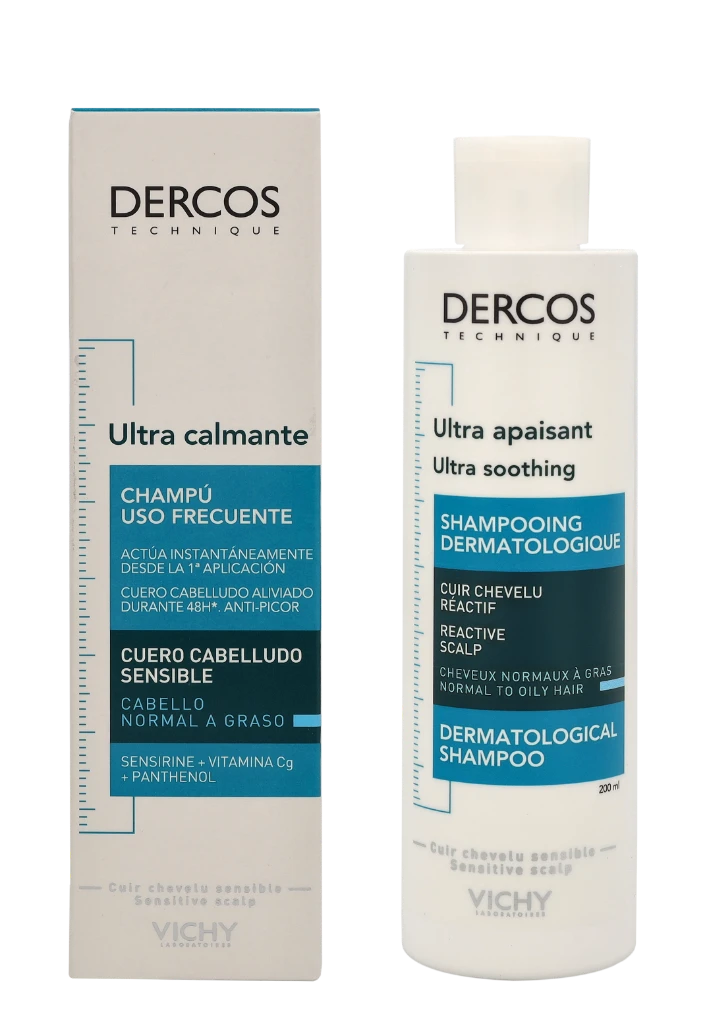 L'Oreal "Vichy Dercos Ultra Smoothing Šampūnas" glotninantis šampūnas 200ml