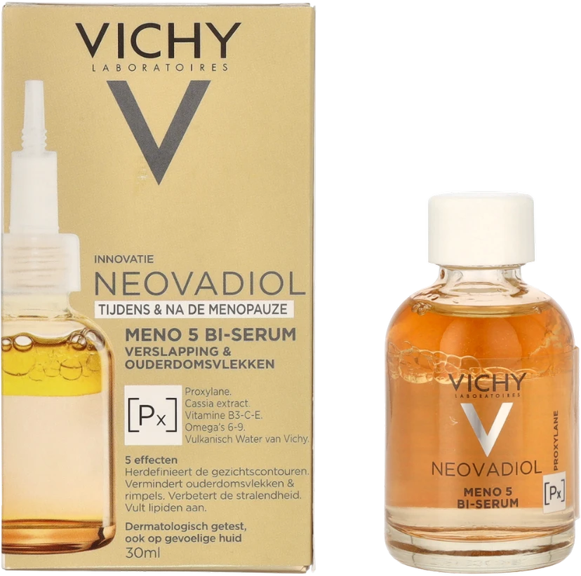 "Vichy Neovadiol Meno 5 Bi-Serum" veido odos senėjimą stabdantis serumas 30ml