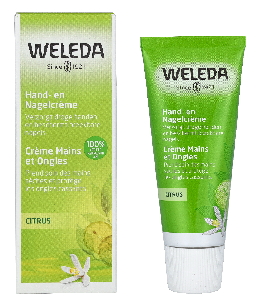 Weleda Citrus Hand and Nail Hand Kreminis moterims, 50 ml