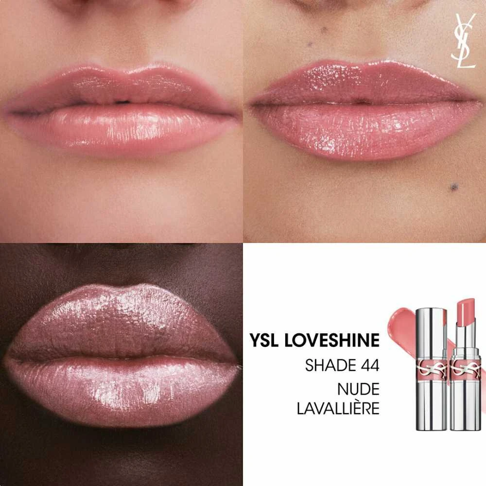 Yves Saint Laurent Loveshine Lipstick drėkinamieji lūpų dažai, 3 g | spalva: 44 Nude Lavallière