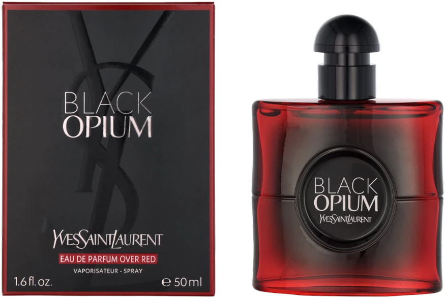 Kvepalai moterims Yves Saint Laurent YSL Black Opium Over Red EDP, 50 ml