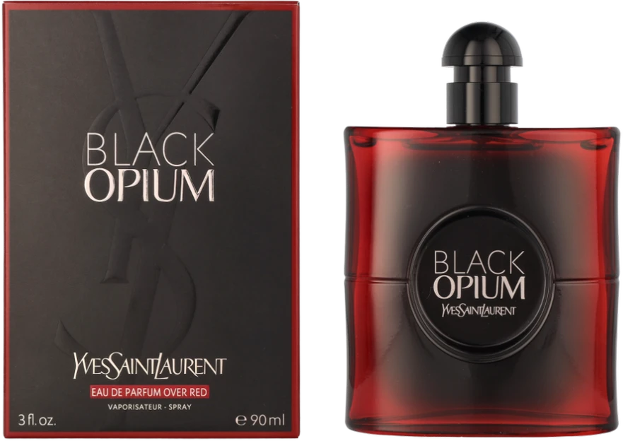 Kvepalai moterims Yves Saint Laurent Black Opium Over Red EDP, 90 ml