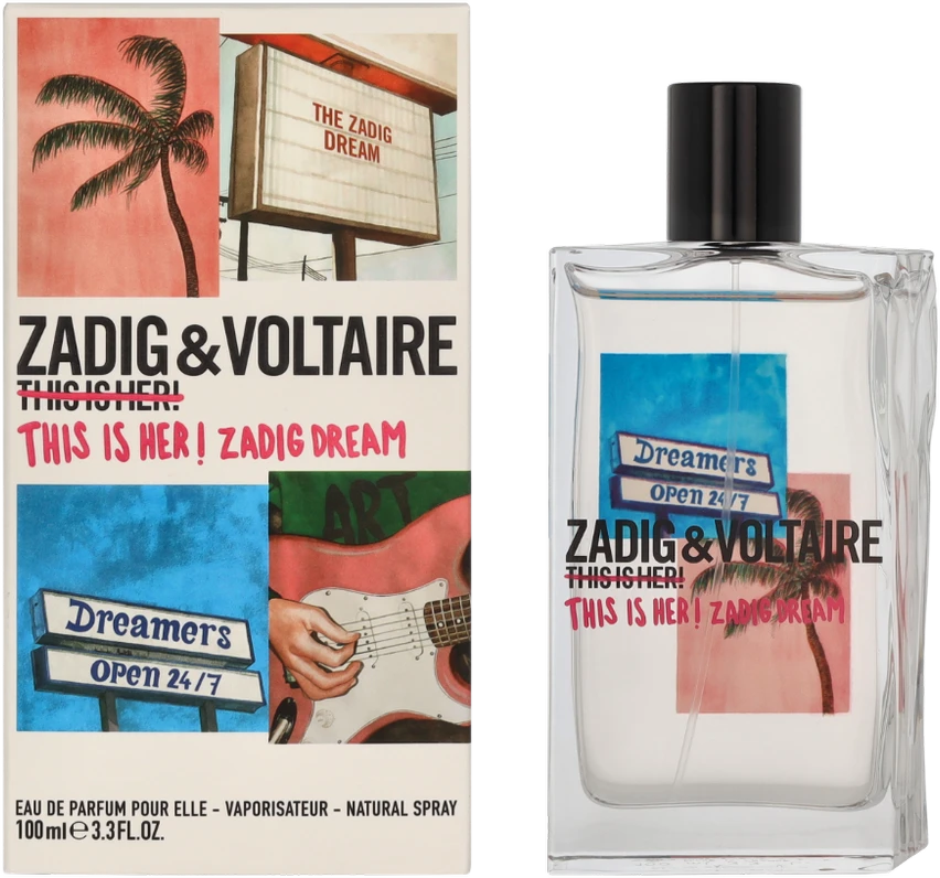 Zadig & Voltaire This Is Her! Zadig Dream EDP parfumuotas vanduo moterims, 100 ml