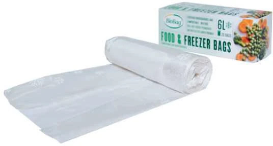 Staples BioBag laikymo ir šaldymo maišeliai 4L (25vnt./rulone)