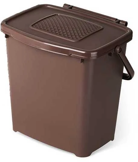 Isort (7 l) šiukšliadėžė su mikrobiologiniu filtru maisto atliekoms + 2 papildomi filtrai