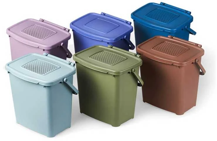 Isort (7 l) šiukšliadėžė su mikrobiologiniu filtru maisto atliekoms + 2 papildomi filtrai