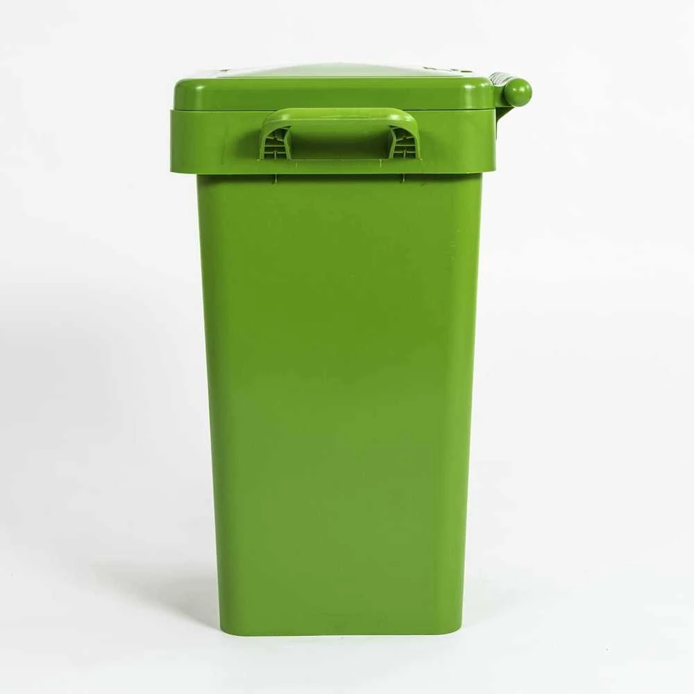 ISORT plastikinė šiukšlių dėžė Napo, 70 l, žalia