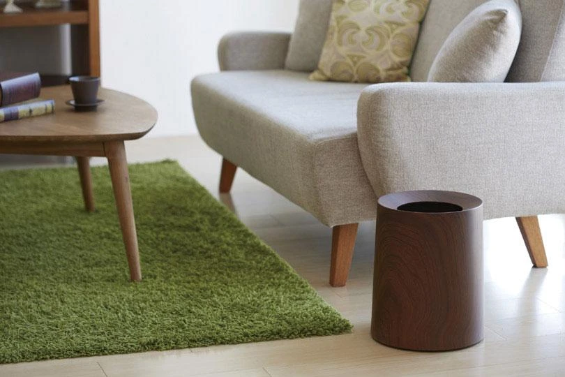 Japoniška šiukšlių dėžė Ideaco Tubelor Homme, 11.4L, spalva - rosewood