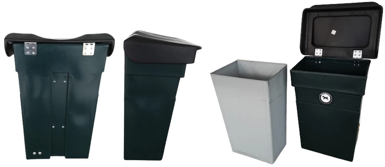 Pakabinama šunų ekskrementų šiukšliadėžė REGENT 50 Dog Waste Bin, 50 l, žalia