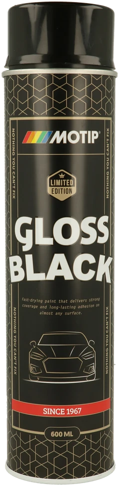 MOTIP Dažai juodi blizgantys 600ml