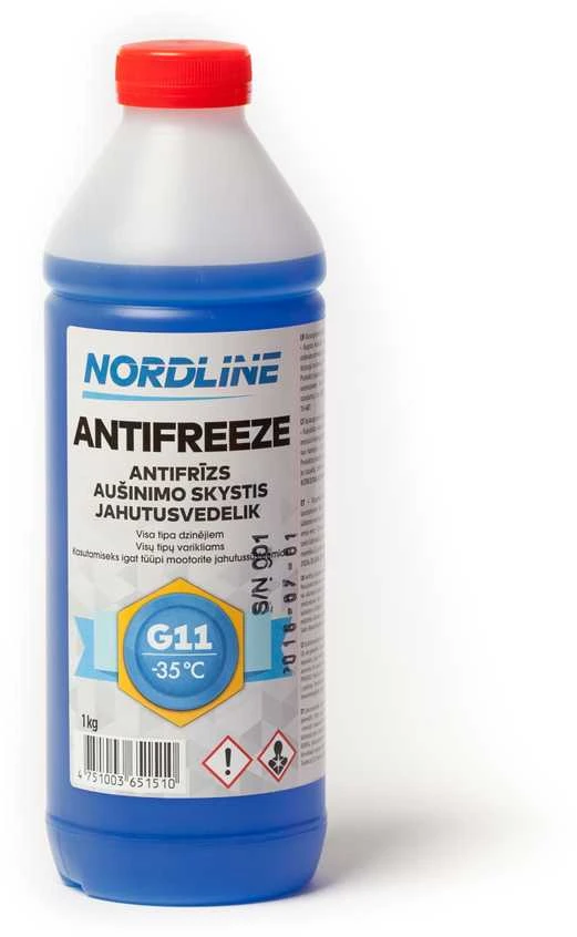 NORDLINE G11 aušinimo skystis 1kg mėlynas