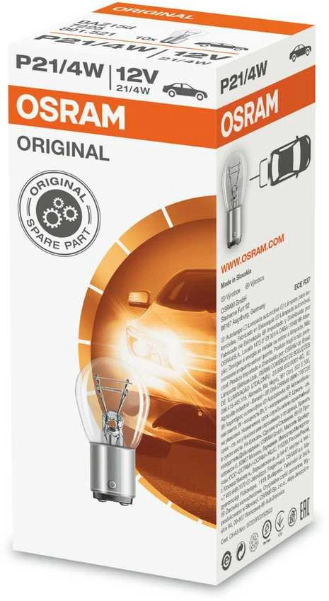 OSRAM Automobilinė lemputė 21/4W 12V BAZ15D 1vnt
