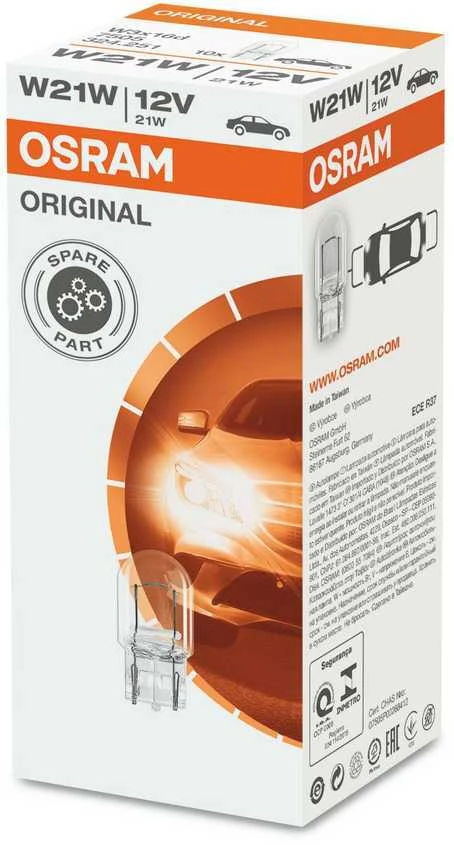 OSRAM Automobilinė lemputė 21W 12V W3X16D 1vnt