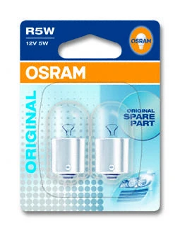 OSRAM Automobilinė lemputė 5W 12V BA15S 1vnt
