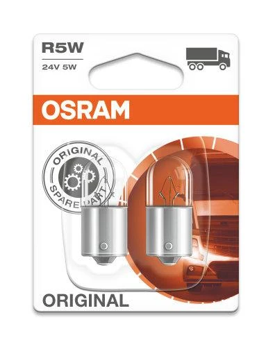 OSRAM Automobilinė lemputė 5W 24V BA15S 1vnt