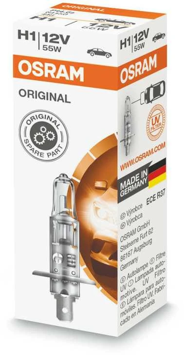 OSRAM Automobilinė lemputė H1 55W 12V P14.5S 1vnt