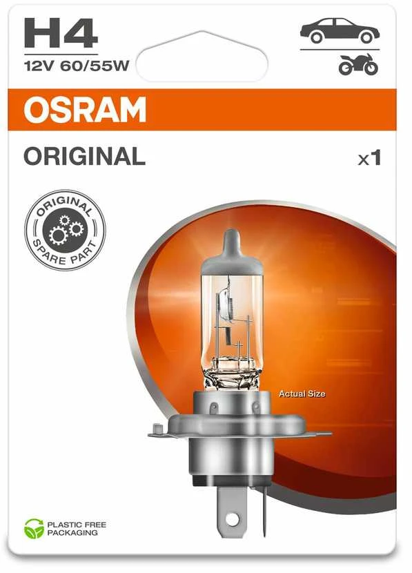 OSRAM H4 12V 60/55W lemputė originalioje pakuotėje
