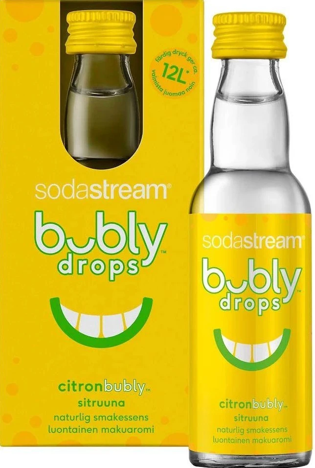 Bubly drops™ citrinų skonio SodaStream sirupas, 40ml