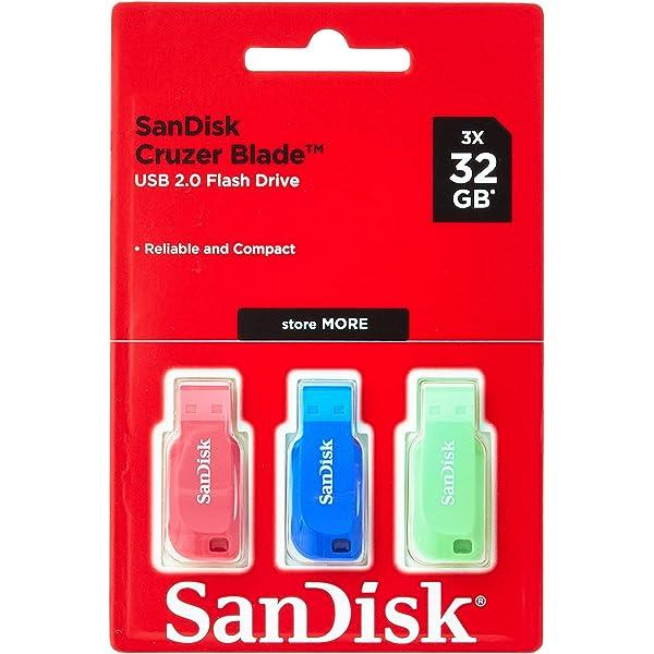 USB laikmena Sandisk Cruzer Blade 3x16 GB
